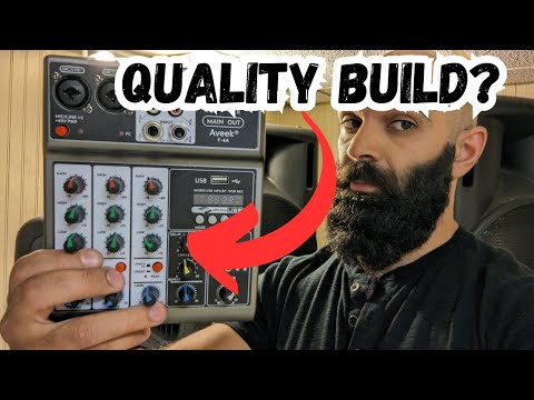 This Is THE BEST 4 Channel Bluetooth Mixer: Aveek Professional Audio 4 Channel Mixer