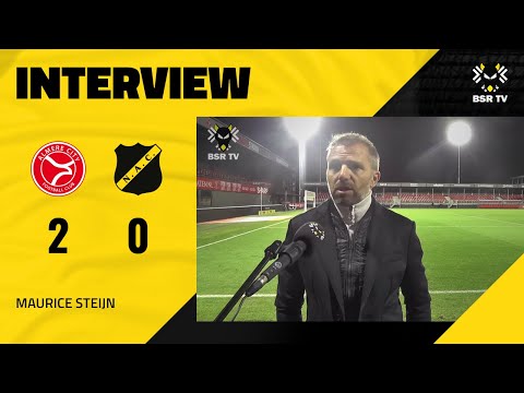 BSR TV: Maurice Steijn na Almere City - NAC (2-0)