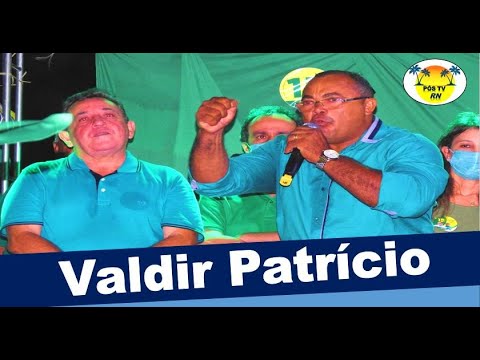 Discurso do candidato a vice Prefeito Valdir Patrício na noite do dia 1° de novembro em Carnaúba