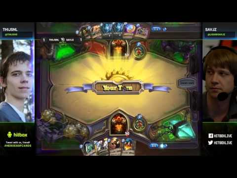 HEARTHSTONE - THIJSNL vs SAVJZ - Heroes Of Cards 2 - Viciuslab