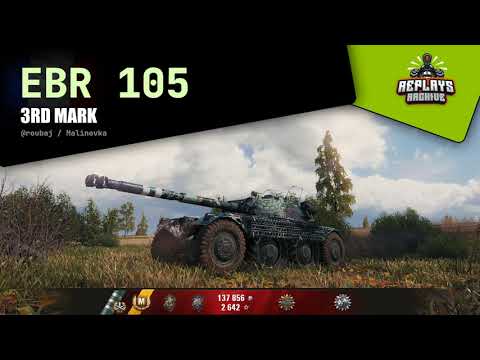 Panhard EBR 105 - 3rd mark / 16813 assist, 2947 damage, 1531 exp., Malinovka, World of Tanks