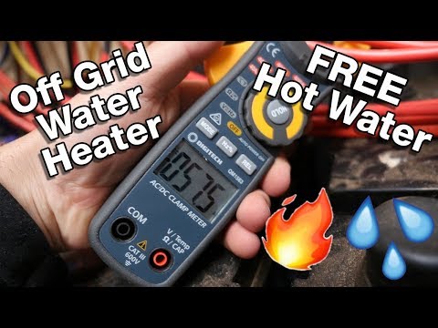 Off Grid Solar Hot Water Update - 12v DC Heater Element