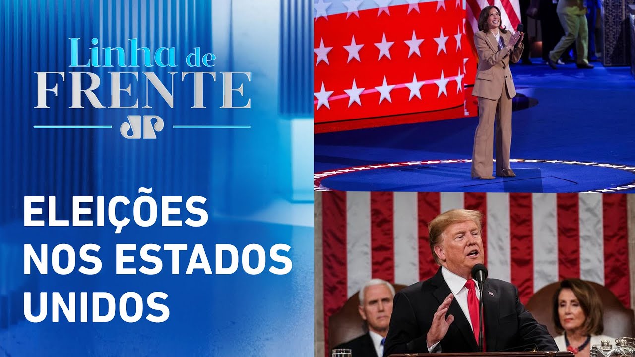 Kamala e Trump aparecem empatados para a presidência | LINHA DE FRENTE
