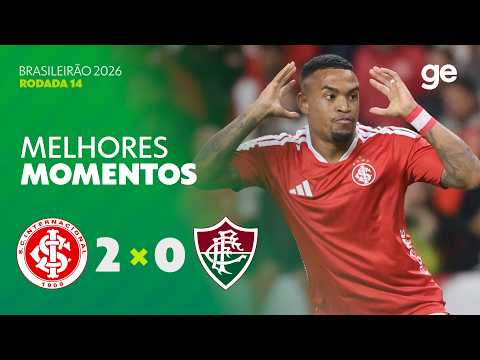 Gols e lances de Internacional x Fluminense