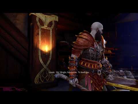 God Of War Ragnarok: Luda Flirts With Kratos & Freya - Kratos Likes It