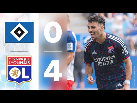 Résumé Hambourg SV - OL : Un large succès en Allemagne pour les Gones (0-4)