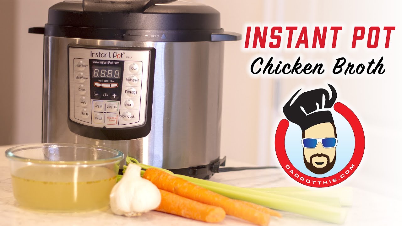 Dad's Instant Pot Chicken Broth Recipe - Use your scraps!