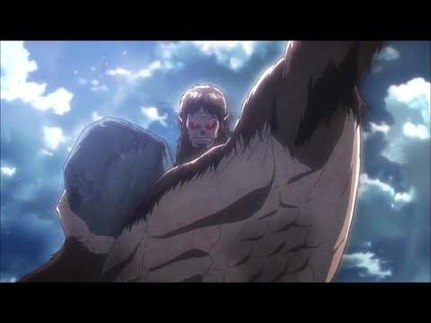 Beast titan throws rock like a baseball player    | Attack On Titan Season 3 |