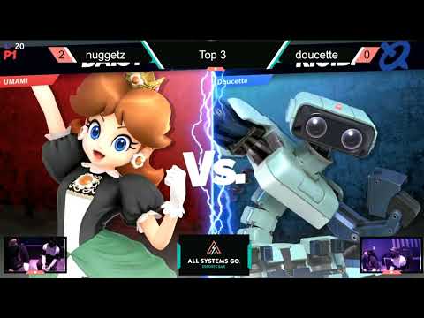 ASG Fight Night #14 Losers Finals - Doucette (ROB) vs Nuggetz (Daisy) SSBU Ultimate Tournament