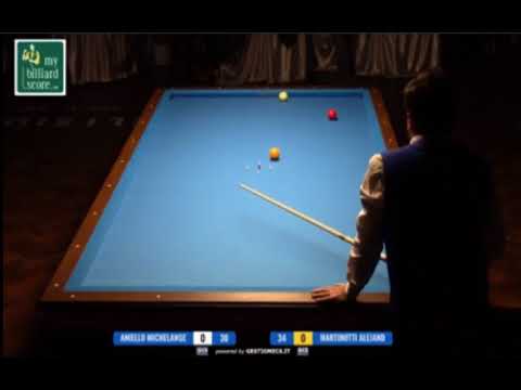 1/3 ANIELLO vs MARTINOTTI - Finale 23° Campionato Mondiale Biliardo 2017