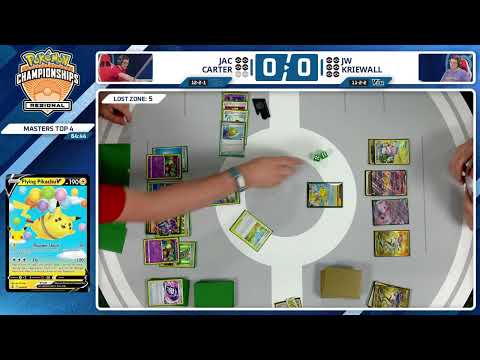 TOP4 Jac Carter Vs JW Kriewall - 2024 Pokémon Peoria Regional Championships