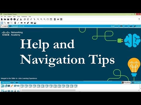 Packet Tracer V7.2 - Help and Navigation Tips