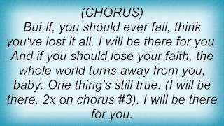 Jordin Sparks - I Will Be There For You Lyrics