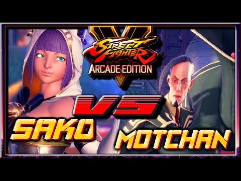 SFV AE ☆ Sako (Menat) vs Motchan (F.A.N.G) Street fighter V Arcade edition