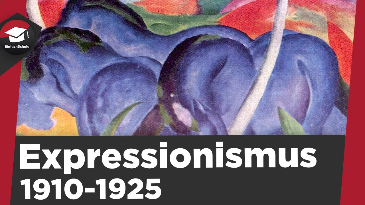 Expressionismus einfach erklärt - Literaturepoche (1910-1925) - Themen, Sprache, Vertreter erklärt!