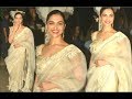Deepika Padukone Sizzling HOT In Saree At Aamir Khan Diwali Party 2017