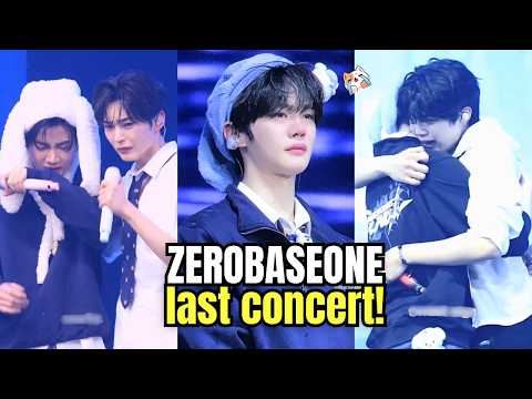 All moments from ZEROBASEONE&rsquo;s last concert as a full nine member group!