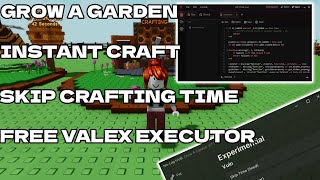 Grow a Garden Script | Instant Craft Script, Auto Event, Dupe | Free Valex Executor | No-Lag