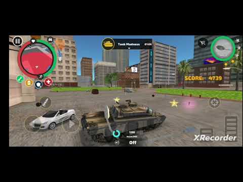 Eliminate Gangsters 🔥 | Tank Madness Missions | Rope Hero Vice Town
