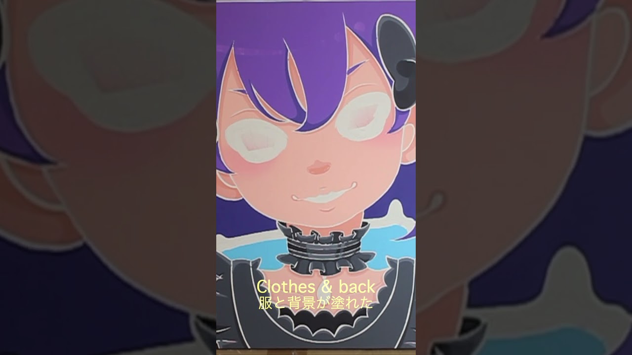 Acrylic paint on Canvas #shorts