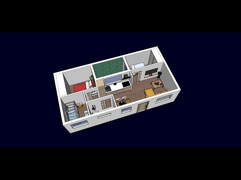 CASA 10x5 METROS CON 3 HABITACIONES