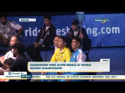 Yeleussinov, Dychko win silver medals at world boxing championship in Qatar - Kazakh TV