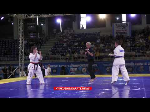 WKO EC 2021. Final -55 Teona Gazdeliani (Georgia) - Nika Jakobović (Croatia, aka)