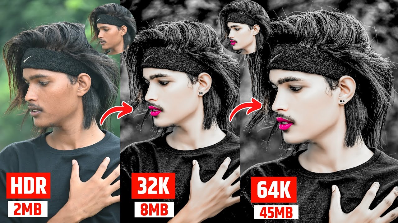 Trending 32K Photo Editing | 64K Quality Face Smooth Photo Editing | High Quality Editing 4K HDR