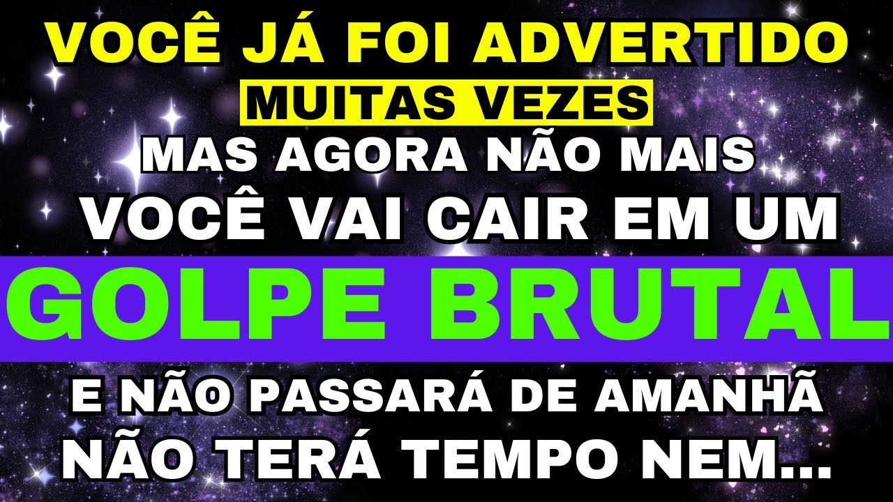 OS PRÓXIMOS 15 MINUTOS PODEM SALVAR VOCÊ DE UMA GRANDE TRAGÉDIA. MENSAGEM DE DEUS👼DEUS DIZ👼