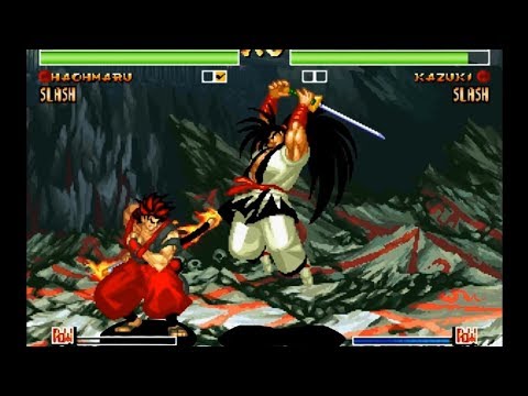 Samurai Shodown IV: Haohmaru playthrough lvl-8 【60fps】