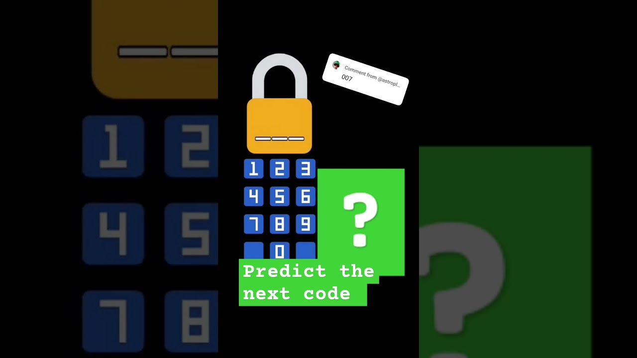 Predict The Next Code #code #puzzle #puzzlesolving
