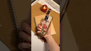 DIY vintage rose phone case ❤️🌹 #phonecase #artandcraft #diyart #diy #painting