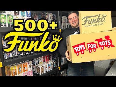We got OVER 500 Funko and Toy Donations for Toys for Tots! (Funko Vlog)