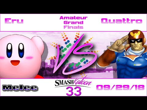Eru (Kirby) vs. Quattro (Falcon) - Amateur Grand Finals - Smashkatoon 33