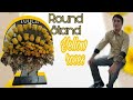 Round Stand Yellow Roses