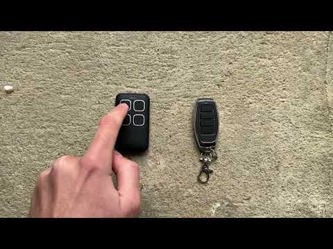 Ersatz Handsender, Fernbedienung, Garagenöffner anlernen Universal