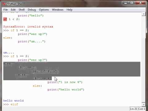 Python Tutorial 7 Flow Control Part 3 Multi Way Decisions
