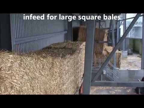 Stratek SP 6 industrial straw shredder youtube