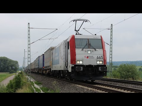 Führerstandsmitfahrt von Würzburg nach Aschaffenburg bei Regen über die neue Spessartrampe