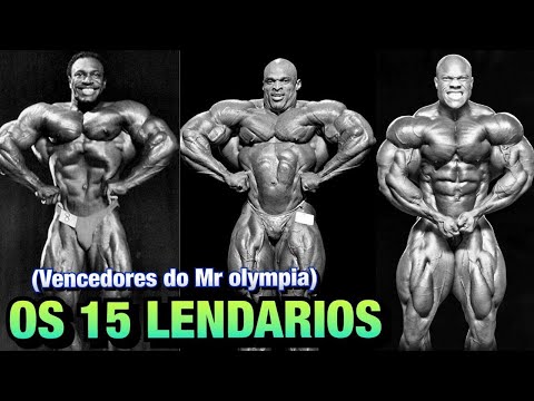 THE BEST BODYBUILDERS OF HISTORY - the 15 only  winners  of MR OLYMPIA
