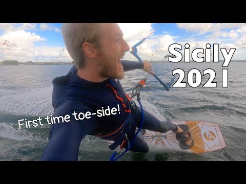 The best kite surfing spot for a beginner - Lo Stagnone - Sicily - Italy