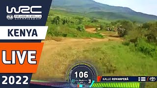 WRC Rally LIVE : Shakedown for WRC Safari Rally Kenya 2022
