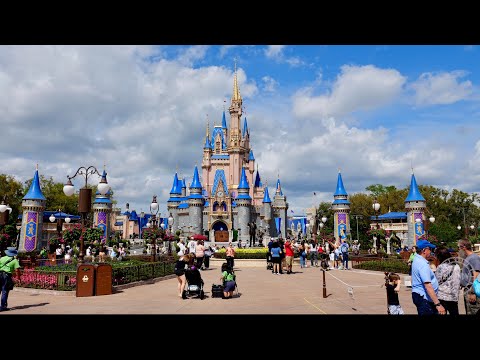 Magic Kingdom 2024 Ultimate Walkthrough Tour in 4K | Walt Disney World Florida March 2024