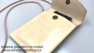 Kožené pouzdro na mobil