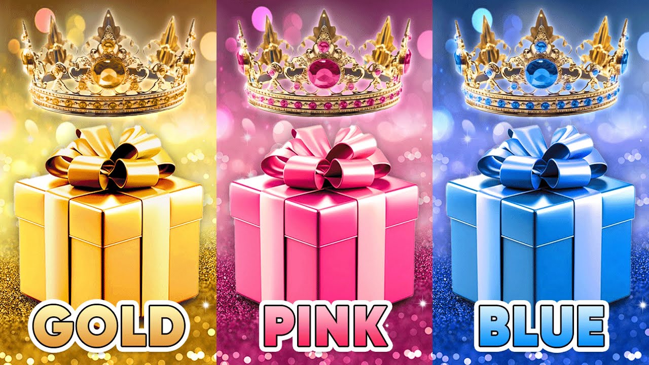 Choose Your Gift...! Gold, Pink or Blue⭐️💗💙 How Lucky Are You? 😱 Quiz Shiba