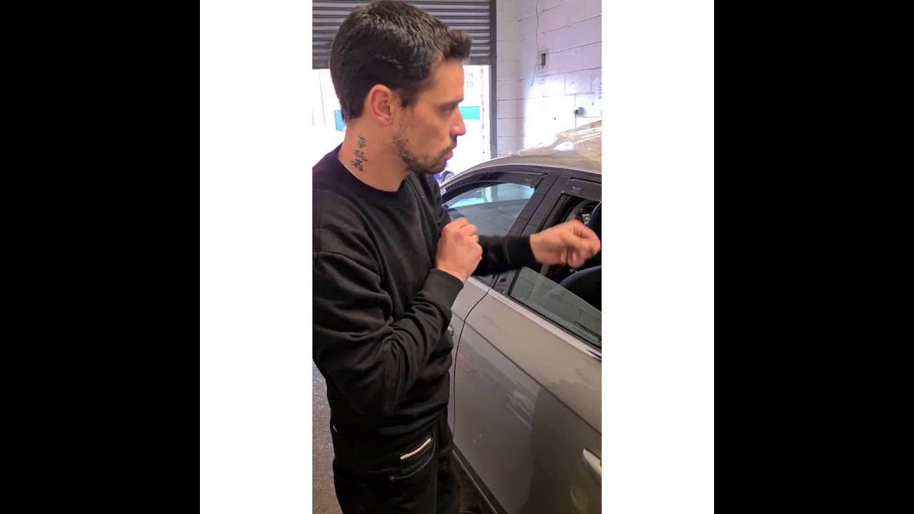 Watch video installing window Deflectors on audi #A4 #2.0 #Deflectors #black Now installing window Deflectors on audi #A4 #2.0 #Deflectors #black