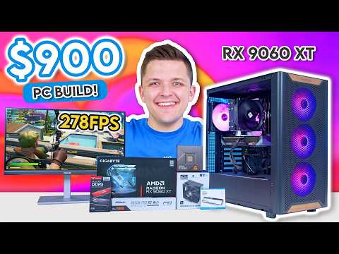 Best VALUE $900 Gaming PC Build 2025! 👀