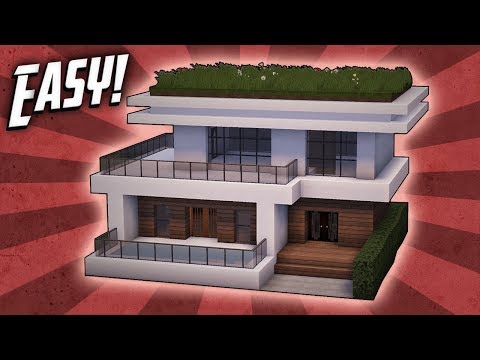 Minecraft: How To Build A Small Modern House Tutorial (#15)