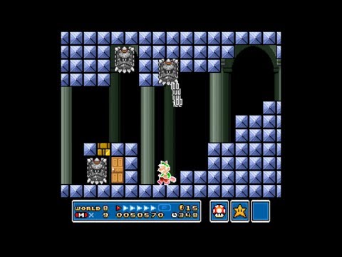 Super Mario Bros 3 Allstars - Weird Thwomp