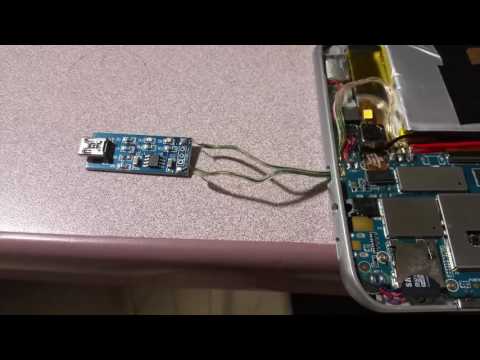 YouTube video about: How to charge a tablet with a broken charging port?